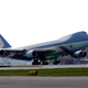 One of the VC-25As lands in Toledo, Ohio.